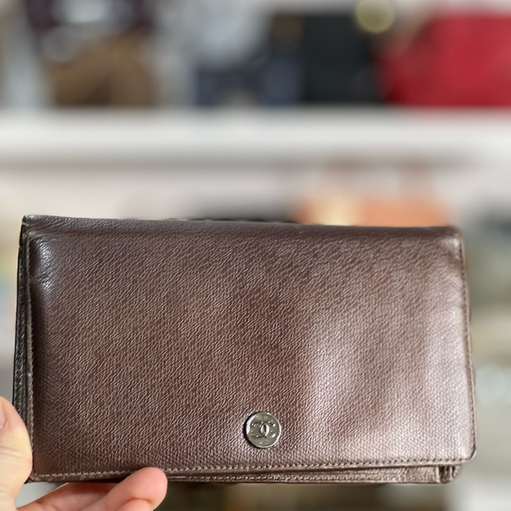 Chanel Metallic Wallet